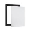 Pixy Canvas Value pack of 24x36 Stretched Canvas 3/4 (0.75) inch deep and Floater Frame for Your Paintings/Artwork/Wall Art/Wall Decor (Black Oak, 24 x 36 inch, Portrait) view 1