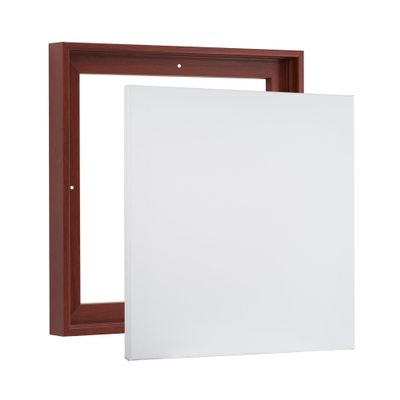 PIXY CANVAS Value Pack of 35x35 Stretched Canvas 3/4 (0.75) inch deep and Floater Frame for Your Paintings/Artwork/Wall Art/Wall Decor (Red Cherry, 35 x 35 inch, Square)