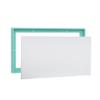 PIXY CANVAS Value Pack of 14x28 Stretched Canvas 3/4 (0.75) inch deep and Floater Frame for Your Paintings/Artwork/Wall Art/Wall Decor (Lucite Green, 14 x 28 inch, Landscape) view 1