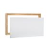 Pixy Canvas Value pack of 10x12 Stretched Canvas 3/4 (0.75) inch deep and Floater Frame for Your Paintings/Artwork/Wall Art/Wall Decor (Rustic Gold, 10 x 12 inch, Landscape) view 1