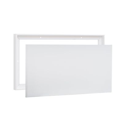 PIXY CANVAS Value Pack of 20x32 Stretched Canvas 3/4 (0.75) inch deep and Floater Frame for Your Paintings/Artwork/Wall Art/Wall Decor (White, 20 x 32 inch, Landscape)
