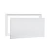 PIXY CANVAS Value Pack of 20x32 Stretched Canvas 3/4 (0.75) inch deep and Floater Frame for Your Paintings/Artwork/Wall Art/Wall Decor (White, 20 x 32 inch, Landscape) view 1