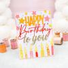 Lapoo Words Cutting Die for Scrapbooking - Durable, Cut Stencils for DIY Scrapbook Photo Album Decorative Paper Card, Card Making Supplies Party Wedding Decorations (Happy Birthday 5.5 x 4.3 in) view 3