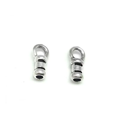 925 Sterling Silver Pendant Tray - 12 Pieces of 1.4mm Round Crown Bezel Settings with 1 Loop - Silver Bezels for Jewelry Making - Perfect for Pendants and Earrings