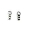 925 Sterling Silver Pendant Tray - 12 Pieces of 1.4mm Round Crown Bezel Settings with 1 Loop - Silver Bezels for Jewelry Making - Perfect for Pendants and Earrings view 1