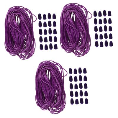 DOITOOL 3sets Bracelet Rope for Crafts Weaving Cord for Handicrafts Jewelry Making Beading Versatile Craft Material for Projects Easy to Cut