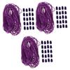 DOITOOL 3sets Bracelet Rope for Crafts Weaving Cord for Handicrafts Jewelry Making Beading Versatile Craft Material for Projects Easy to Cut view 1