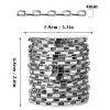 33 Feet Stainless Steel Box Chains Bulk, 4mm 304 Stainless Steel Link Chain Square Rolo Box Chains Roll Spool for Jewelry Making DIY Craft view 2