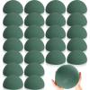 Frienda 24 Pack Floral Foam Round Large 7.5 x 3.7'' Dry Foam Half Ball Green Foam Circles Block DIY Flower Craft for Artificial Plant Floral Arrangement Supplies view 1