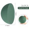 Frienda 24 Pack Floral Foam Round Large 7.5 x 3.7'' Dry Foam Half Ball Green Foam Circles Block DIY Flower Craft for Artificial Plant Floral Arrangement Supplies view 2
