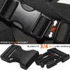 HISUNTEC Buckles for 3/4" Straps: 6 set Side Release Buckle and 12 pcs Tri-Glide Sliders Fit 0.75 inch (20 mm) Wide Nylon Webbing, Plastic Snap Clips Quick Fasteners Replacement Dual Adjustable view 3