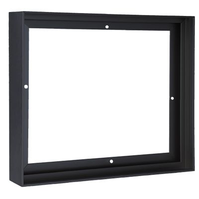 HUACANVAS Metal Floating Frame for Canvas Paintings,DIY Canvas Frames with 0.75"-0.9" Deep,Floater Frame for Art Prints Wall Decor(20"x20",Black)