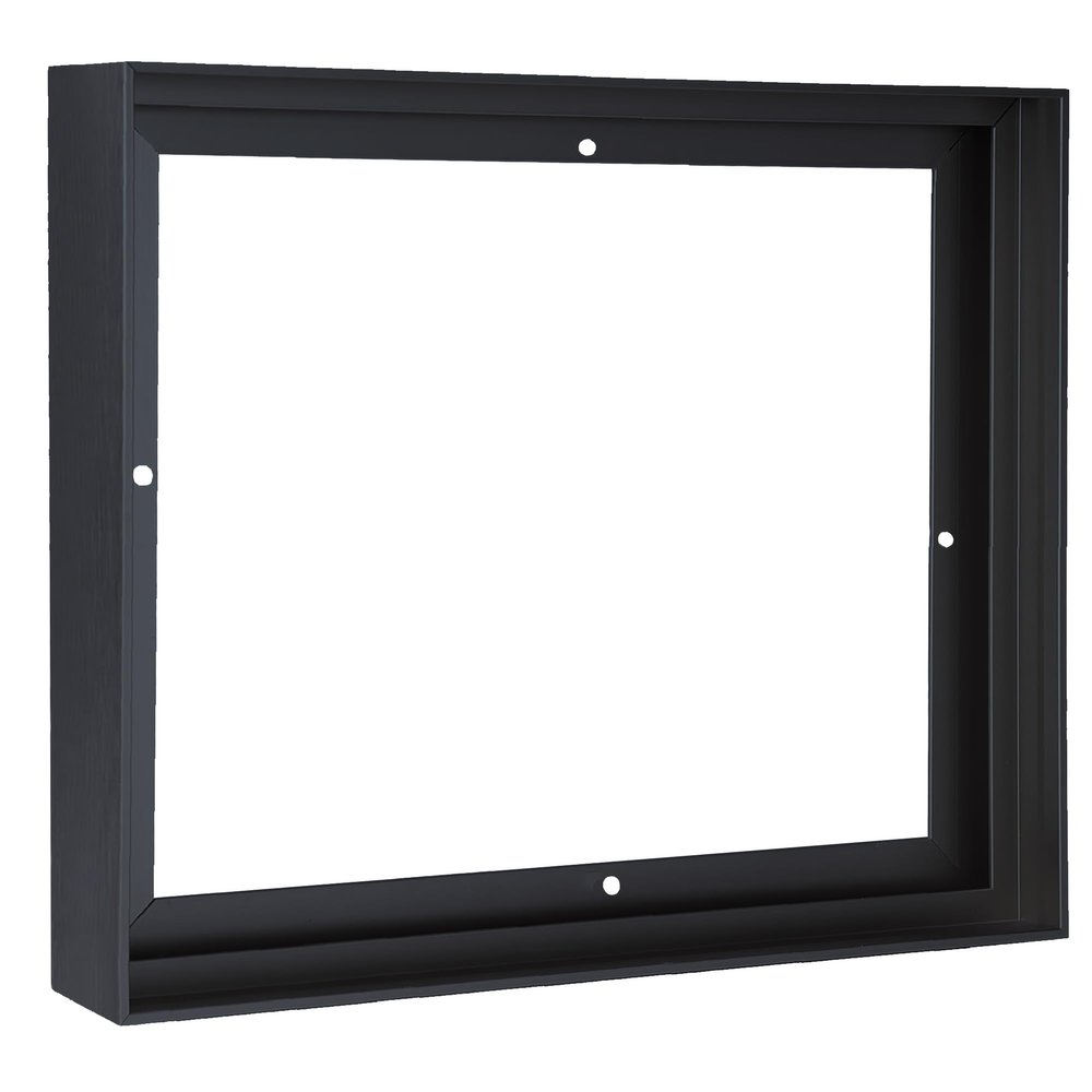 HUACANVAS Metal Floating Frame for Canvas Paintings,DIY Canvas Frames with 0.75"-0.9" Deep,Floater Frame for Art Prints Wall Decor(20"x20",Black)