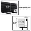 HUACANVAS Metal Floating Frame for Canvas Paintings,DIY Canvas Frames with 0.75"-0.9" Deep,Floater Frame for Art Prints Wall Decor(20"x20",Black) view 3