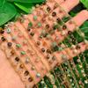 HZLXF1 Stainless Steel Wire Wrapped Chain Beads for Jewelry Making DIY Handmade Bracelet (Color : Yellow Tiger, Size : 50cm) view 3