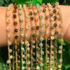 HZLXF1 Stainless Steel Wire Wrapped Chain Beads for Jewelry Making DIY Handmade Bracelet (Color : Yellow Tiger, Size : 50cm) view 4