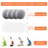 100 Sets 75mm/3inch Button Making Supplies, Pin Back Button Parts for Badge Maker Machine, Including Plastic Badge Pin Back Cover, Metal Covers,Blank Paper and Clear Plastic Film view 4