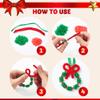 JOYIN Christmas Beaded Ornament Craft, Make Up to 40 Hanging Ornaments of Snowman, Christmas Tree, Candy Canes, and Wreaths for DIY Craft, Xmas Gift Holiday Party, Indoor DecorationAge 14+ view 4