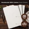 Egyptian Cotton Vintage Paper - 400 GSM, 40 Sheets, Deckled Edge, Textured for Drawing & Sketching view 2