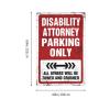 CakJuice Man Cave Decorations Disability Attorney Parking Only Tapestry Funny Bedroom Decor Boys Room Decor Teenager (Size : 100X150CM) view 4