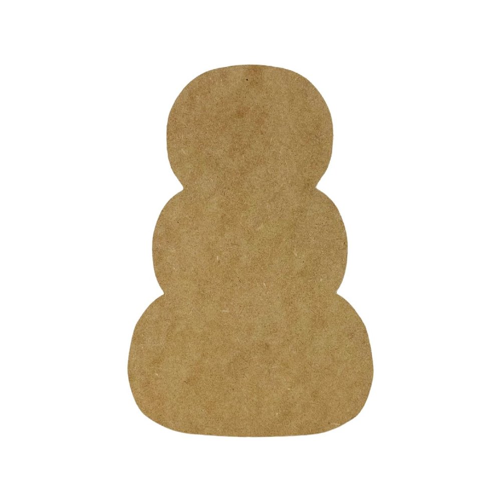 Snowman OR Pumpkin Stack Without stem, Reversible Shape, Fall Shape, Winter Shape, Unfinished Cutout, Build-A-Cross
