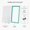 PIXY CANVAS Value Pack of 28x28 Stretched Canvas 1-1/2 (1.5) inch deep and Floater Frame for Your Paintings/Artwork/Wall Art/Wall Decor (Red Cherry, 28 x 28 inch, Square) view 3
