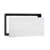 PIXY CANVAS Value Pack of 10x12 Stretched Canvas 1-1/2 (1.5) inch deep and Floater Frame for Your Paintings/Artwork/Wall Art/Wall Decor (Black, 10 x 12 inch, Landscape) view 1