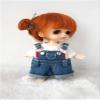 JD415 3-4inch 4-5inch 5-6inch Twins Bun Mohair Doll Wigs (3-4inch, Carrot) view 4