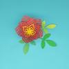 Metal Die Cuts,8.0x8.9cm Flower Metal Cutting Dies Paper Crafts Card Template Decoration Accessories view 3