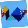EXCEART Silicone Tangram Mold 4.52 Inch Flexible Transparent Epoxy Resin Mould for DIY Jigsaw Puzzle Crafting and Jewelry Making Accessories Set of 3 view 4