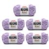 Keche Velvet Yarn for Crocheting, Soft Chenille Bulky Baby Blanket Amigurumi Yarn 100 gr (132 yds) (Lilac, 5 SKEINS) view 1