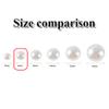 1200pcs Pearl Beads for Crafts, 6mm Round Pearl Beads with Hole for Jewelry Making DIY Craft Bracelet Necklace and Vase Filler Yellow view 3