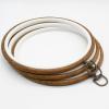 Auvotuis 3Pcs 9 Inch Round Embroidery Hoops Imitated Wood Cross Stitch Hoop, Circle Display Frame for DIY Christmas Ornament, Art Craft Sewing view 1