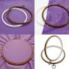 Auvotuis 3Pcs 9 Inch Round Embroidery Hoops Imitated Wood Cross Stitch Hoop, Circle Display Frame for DIY Christmas Ornament, Art Craft Sewing view 3
