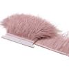 1 Meter Ostrich Feather Ribbon Feather Skirt Edge 8-18Cm Handicraft Needlework Accessories Wedding Decoration Fruit EN8 10-15cm view 3