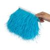 10Meter White Ostrich Feathers Trim Fringe 6-18CM Ostrich Feather Ribbon Trimming Clothing Dress Sewing Decoratio Silver Gray 6-8 CM view 4