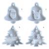 Christmas Tree Bell Elk Pendant Silicone Mould Car Pendant Ornaments Resin Casting Mold Epoxy Resin Molds DIY Craft Jewelry Making view 4