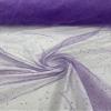 Backdrop King Inc, Glitter Tulle Fabric Shimmer/Tulle Glitter for Dresses/Mesh Glitter Fabric/Costume Fabric/Wholesale (10 Yards, Purple) view 2