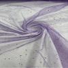 Backdrop King Inc, Glitter Tulle Fabric Shimmer/Tulle Glitter for Dresses/Mesh Glitter Fabric/Costume Fabric/Wholesale (5 Yards, Purple) view 3