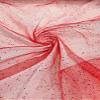 Backdrop King Inc, Glitter Tulle Fabric Shimmer/Tulle Glitter for Dresses/Mesh Glitter Fabric/Costume Fabric/Wholesale (5 Yards, Red) view 2