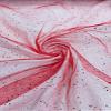Backdrop King Inc, Glitter Tulle Fabric Shimmer/Tulle Glitter for Dresses/Mesh Glitter Fabric/Costume Fabric/Wholesale (5 Yards, Red) view 3