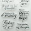 DzIxY Words Happy Birthday Thank You Clear Stamps for Card Making Scrapbook Album Silicone Seals Ink Pad Transparent Stencils view 4