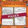 Coloring Broadway - Fiddler on The Roof Inspired Coloring Pages (Set of 4), Wonder or Wonders Musical Merchandise, Printed on Matte Card Stock (8 1/2 x 11), Ideal Gift for a Broadway Theater Lover view 1