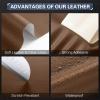 Leather Repair Kit for Furniture 16"x 31.5" Leather Tape Repair Patch Self Adhesive Sofa Vinyl Repair Patch Kit for Car Seat,Couch,Boat Seat,Chair - Caramel Brown view 2