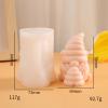 TOPYS 3-Pack Faceless Santa Claus Candle Molds, Honey Bee Gnome Silicone Molds for Spring Bee Day, DIY Paint Your Own Dwarf Candle, Home Gifts Making Wax Ceramic Clay view 2
