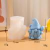 TOPYS 3-Pack Faceless Santa Claus Candle Molds, Honey Bee Gnome Silicone Molds for Spring Bee Day, DIY Paint Your Own Dwarf Candle, Home Gifts Making Wax Ceramic Clay view 3