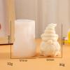 TOPYS 3-Pack Faceless Santa Claus Candle Molds, Honey Bee Gnome Silicone Molds for Spring Bee Day, DIY Paint Your Own Dwarf Candle, Home Gifts Making Wax Ceramic Clay view 4