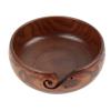 JEOZBM Yarn Bowl, Natural Handmade Wooden Yarn Bowl Holder, Knitting Yarn Bowls, Crochet Bowl Basket, Yarn Storage Bowl(18-20CM-brown) view 1