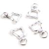 Kentuckiz 10Pcs/Lot Snap Hooks Trigger Clips Buckles for Keychain Lobster Lobster Clasp Hooks for Necklace Key Ring Clasp Jewelry Supplies - (Color: Ab1-28) view 1