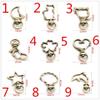 Kentuckiz 10Pcs/Lot Snap Hooks Trigger Clips Buckles for Keychain Lobster Lobster Clasp Hooks for Necklace Key Ring Clasp Jewelry Supplies - (Color: Ab1-28) view 2